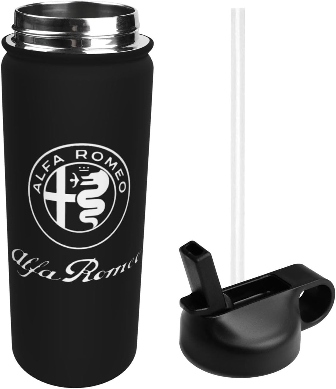 【貴重！新品】アルファロメオ ステンレス サーモボトル ＆ ポーチ アルファロメオ ステンレス サーモボトル ＆ ポーチ ステンレス サーモ